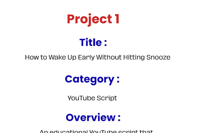 write professional youtube video scripts
